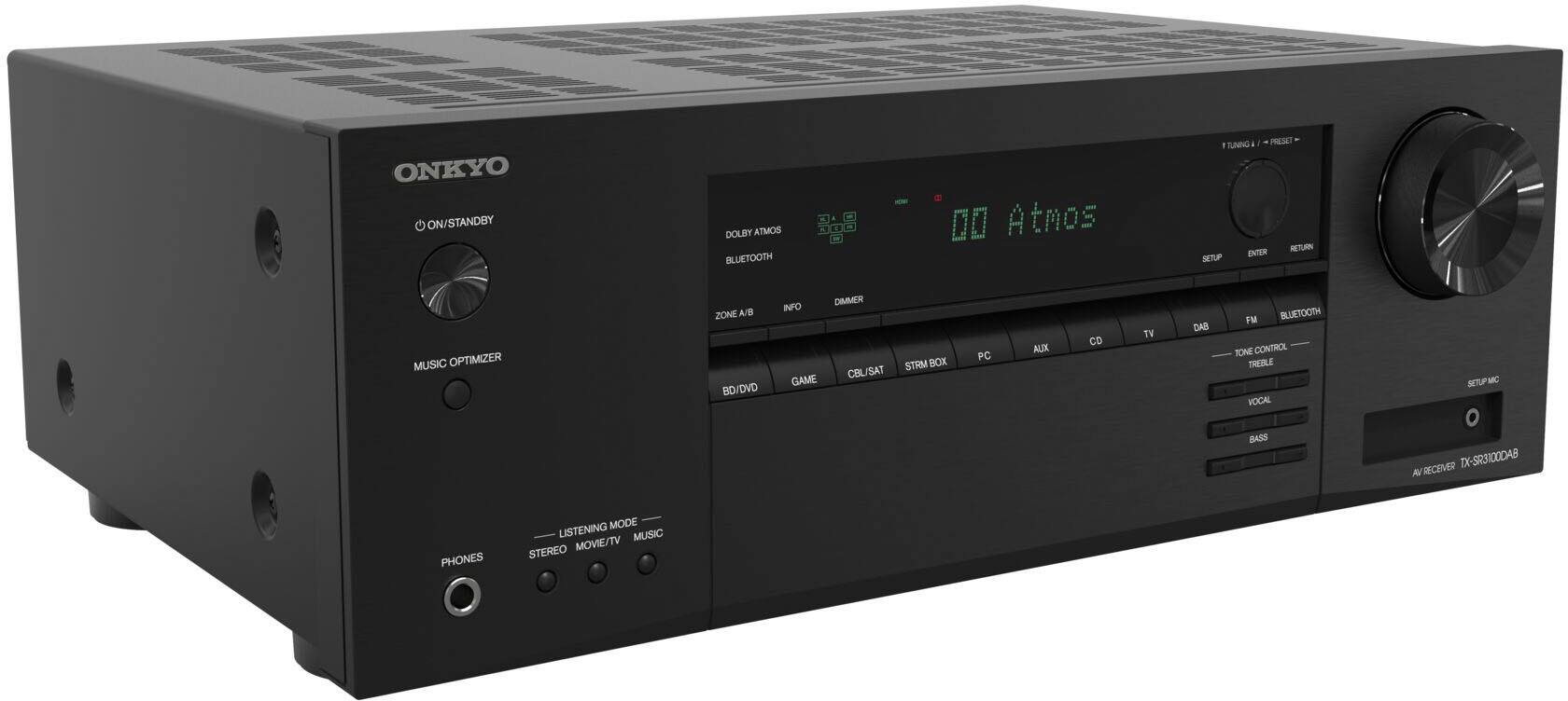 Onkyo TX SR3100 5.2 Ch with Dolby Atmos Home Theater AV Receiver with