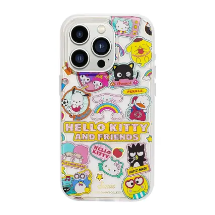 Front. Sonix - Sonix Magsafe case for Apple iPhone 15 Pro Hello Kitty & Friends Stickers - Multiple colors.