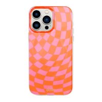 Sonix Magsafe case for Apple iPhone 15 Pro Max - Checkmate Pink Orange - Front_Zoom