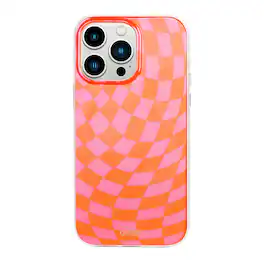 Sonix - Magsafe case for Apple iPhone 15 Pro Max - Checkmate Pink Orange