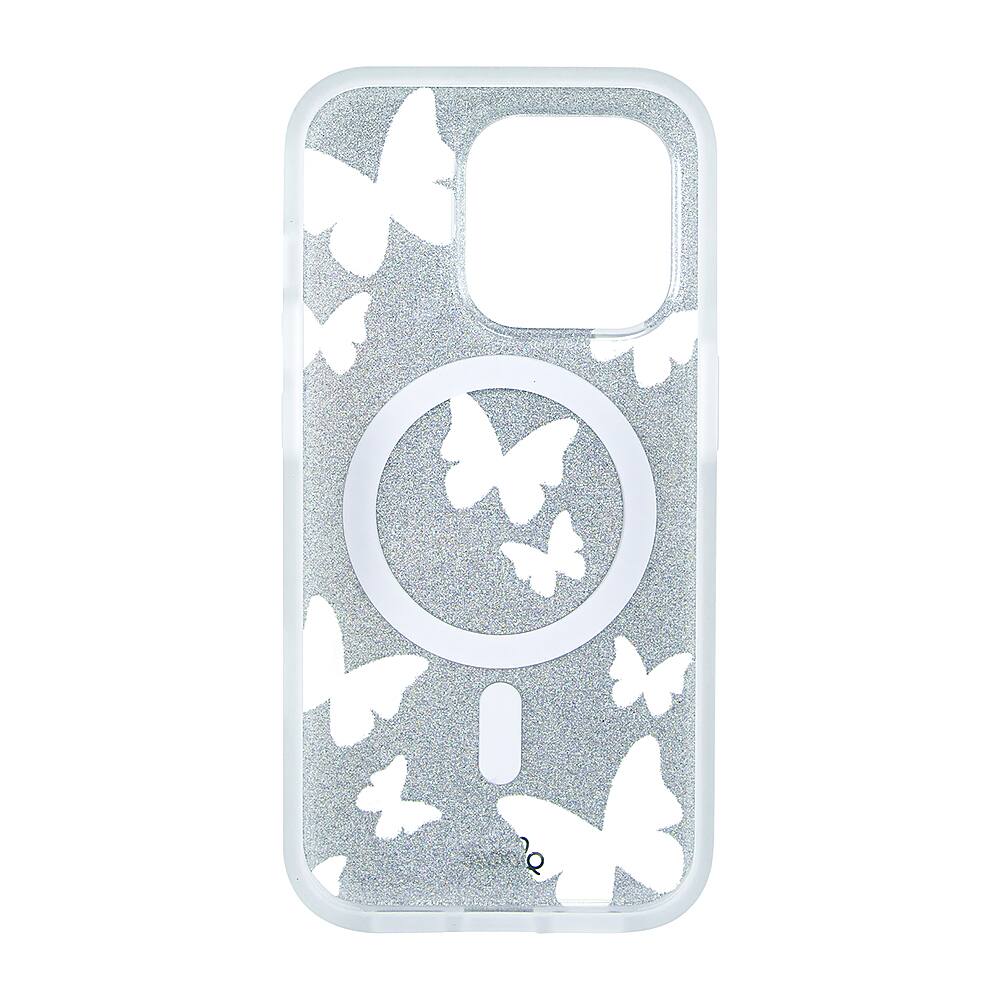Alt View 11. Sonix - Sonix Magsafe case for Apple iPhone 15 Pro Max - Glitter Mariposa Silver.