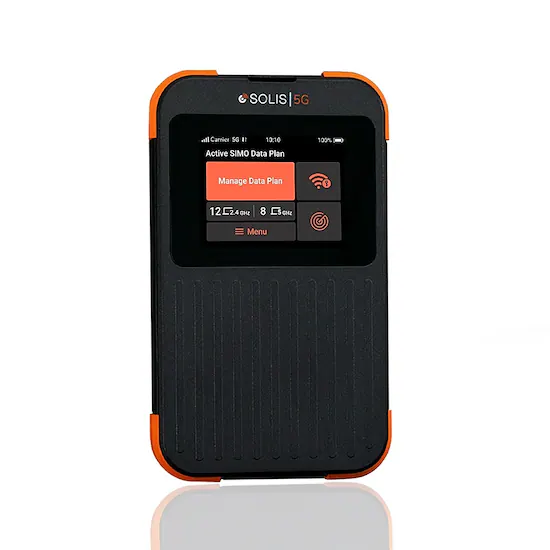 Solis 5G Mobile Wi-Fi Hotspot Local & International Coverage