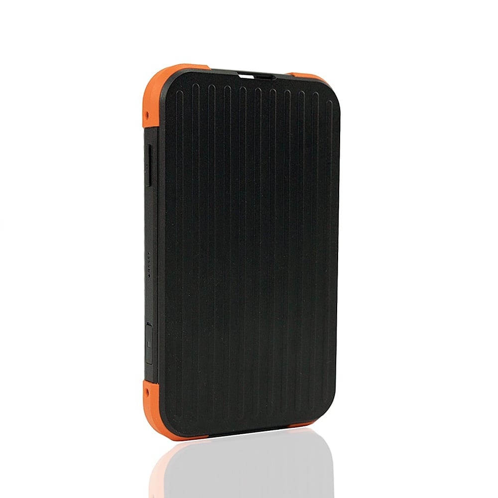 Alt View 11. Solis - 5G Mobile Wi-Fi Hotspot - Local & International Coverage Router with Lifetime Data Plan - Black / Orange.