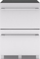Zephyr - Presrv 5.1 Cu. Ft. Built-In Dual Zone Refrigerator Drawers - Stainless Steel - Front_Zoom