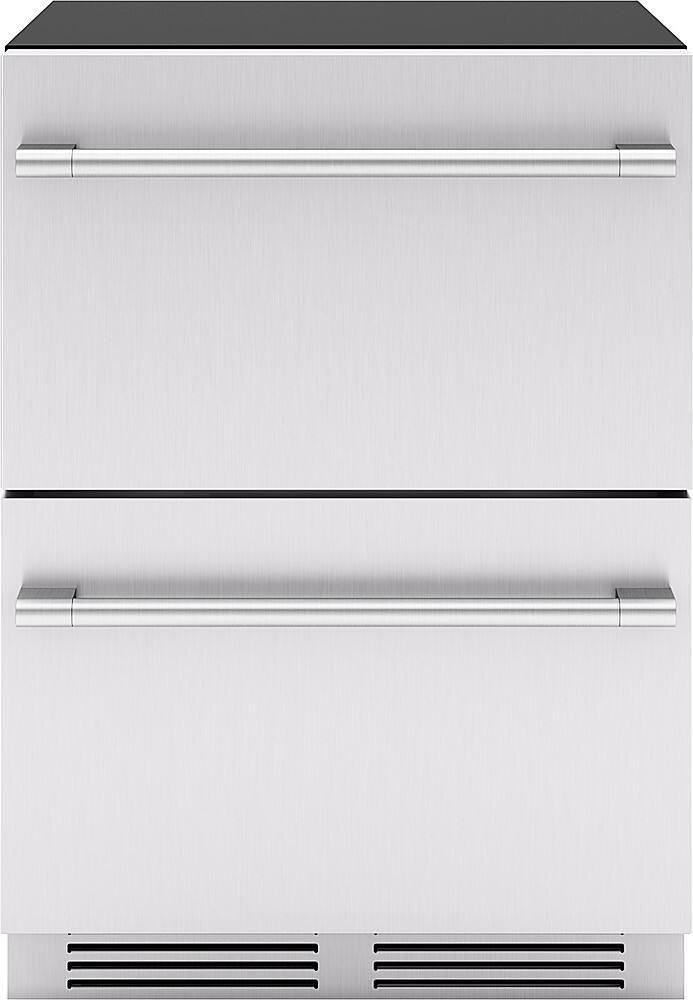 Zephyr - Presrv 5.1 Cu. Ft. Built-In Dual Zone Refrigerator Drawers - Stainless Steel