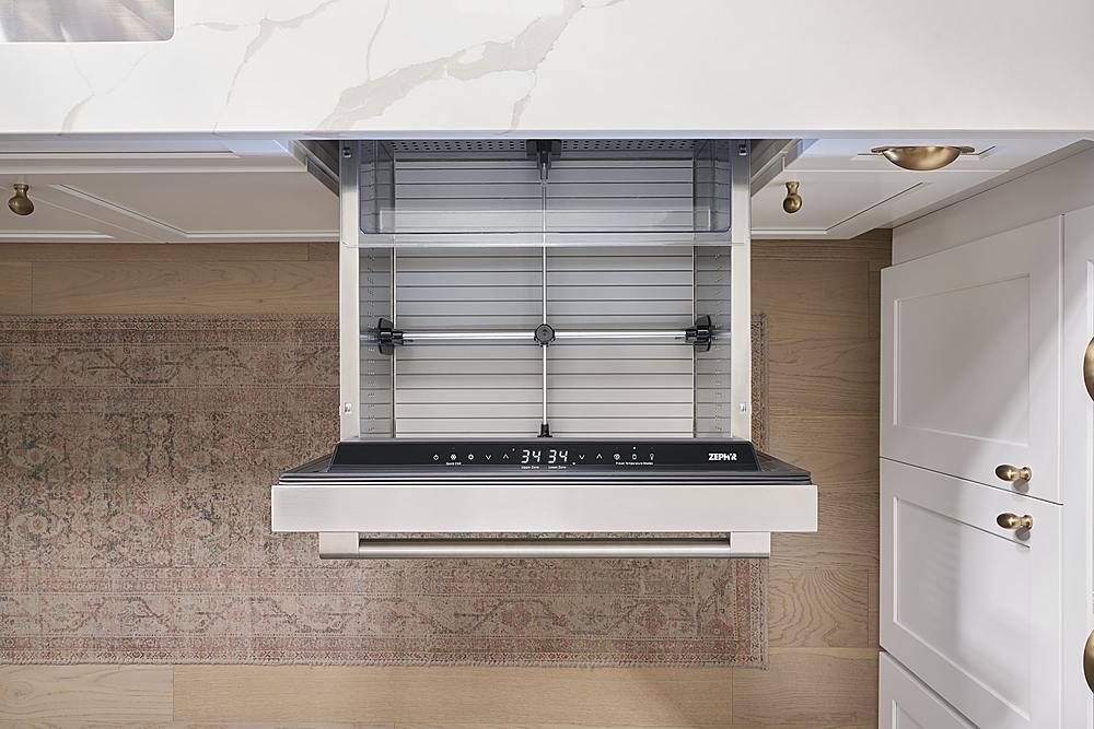 Alt View 12. Zephyr - Presrv 5.1 Cu. Ft. Built-In Dual Zone Refrigerator Drawers - Stainless Steel.