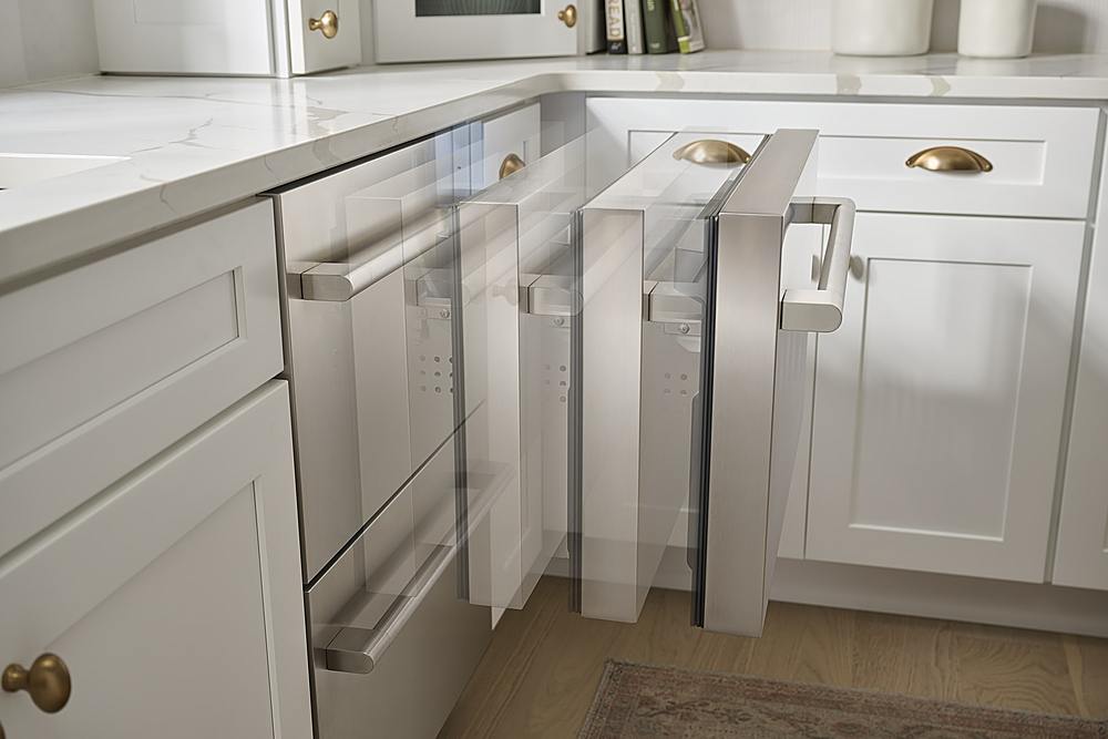 Alt View 22. Zephyr - Presrv 5.1 Cu. Ft. Built-In Dual Zone Refrigerator Drawers - Stainless Steel.