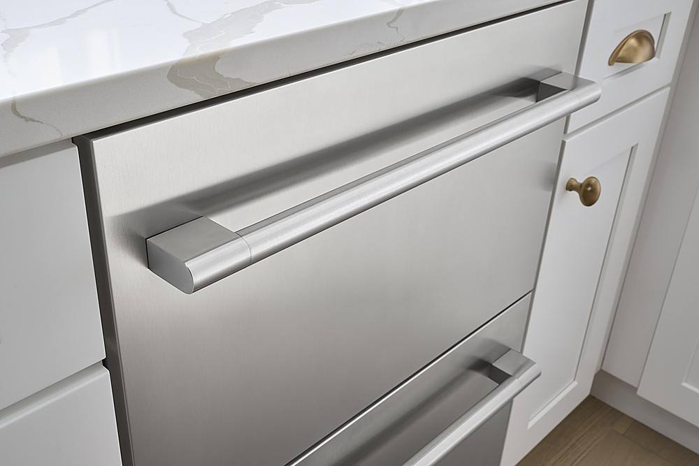 Alt View 24. Zephyr - Presrv 5.1 Cu. Ft. Built-In Dual Zone Refrigerator Drawers - Stainless Steel.