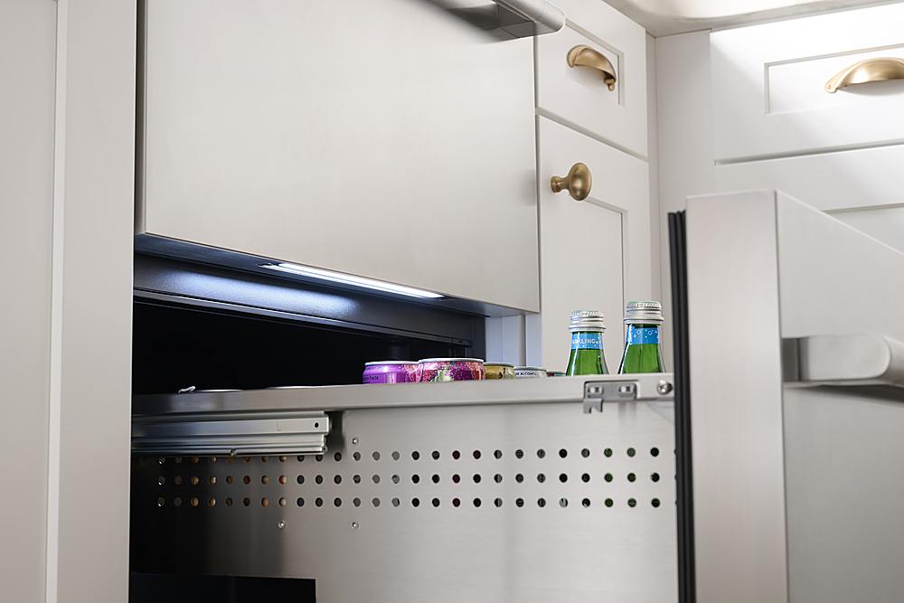 Alt View 26. Zephyr - Presrv 5.1 Cu. Ft. Built-In Dual Zone Refrigerator Drawers - Stainless Steel.