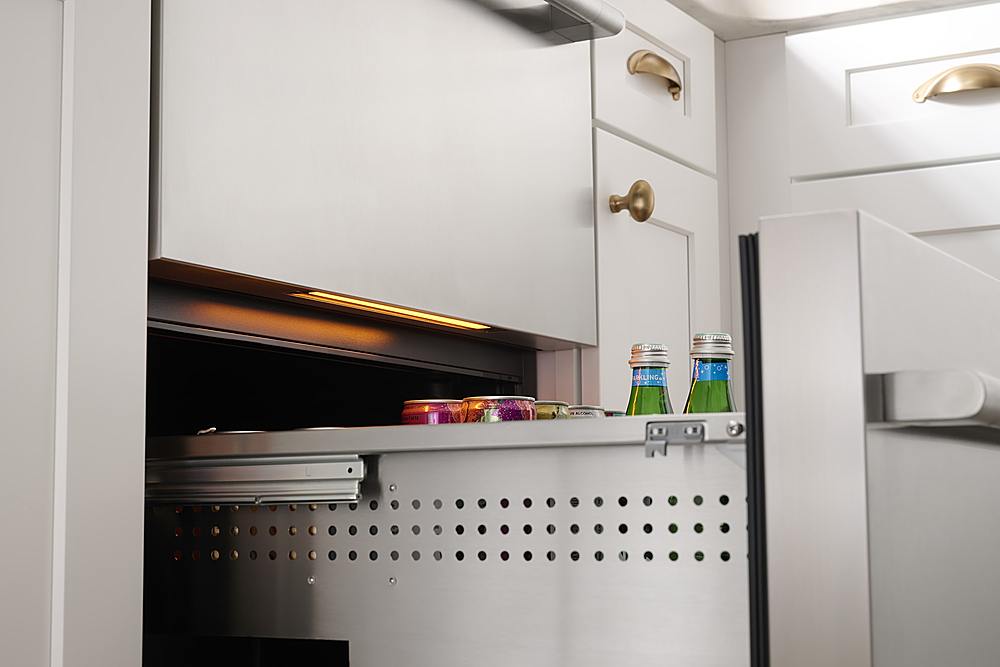 Alt View 27. Zephyr - Presrv 5.1 Cu. Ft. Built-In Dual Zone Refrigerator Drawers - Stainless Steel.
