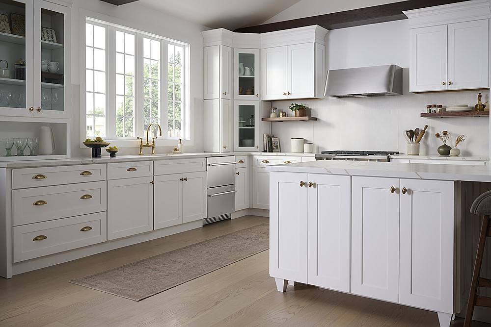 Alt View 29. Zephyr - Presrv 5.1 Cu. Ft. Built-In Dual Zone Refrigerator Drawers - Stainless Steel.