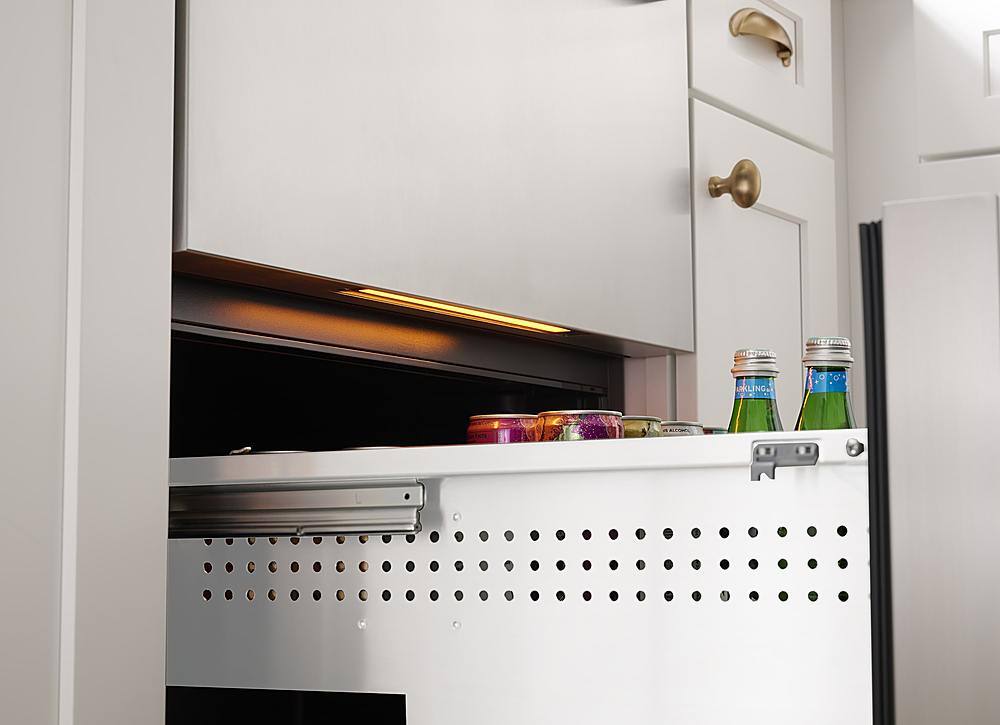 Alt View 18. Zephyr - Presrv 5.4 Cu. Ft. Built-In Single Zone Refrigerator Drawers - Stainless Steel.