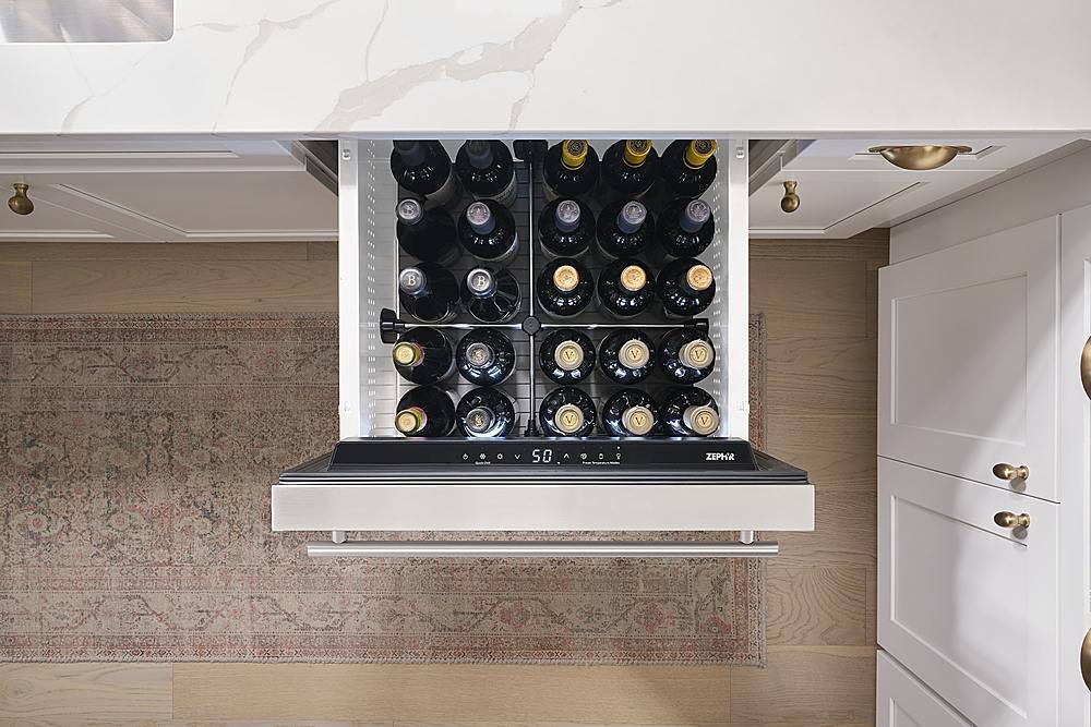 Alt View 23. Zephyr - Presrv 5.4 Cu. Ft. Built-In Single Zone Refrigerator Drawers - Stainless Steel.