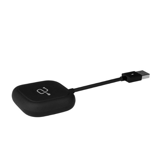 Aluratek Wireless adapter for Apple CarPlay and Android Auto Black
