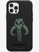 OtterBox - Symmetry Series Case for iPhone 12 / 12 Pro - Black Mythosaur - Front_Zoom