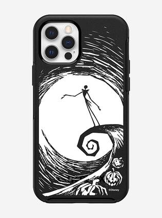 Front. OtterBox - Symmetry Series Case for iPhone 12 / 12 Pro - Nightmare Before Christmas.