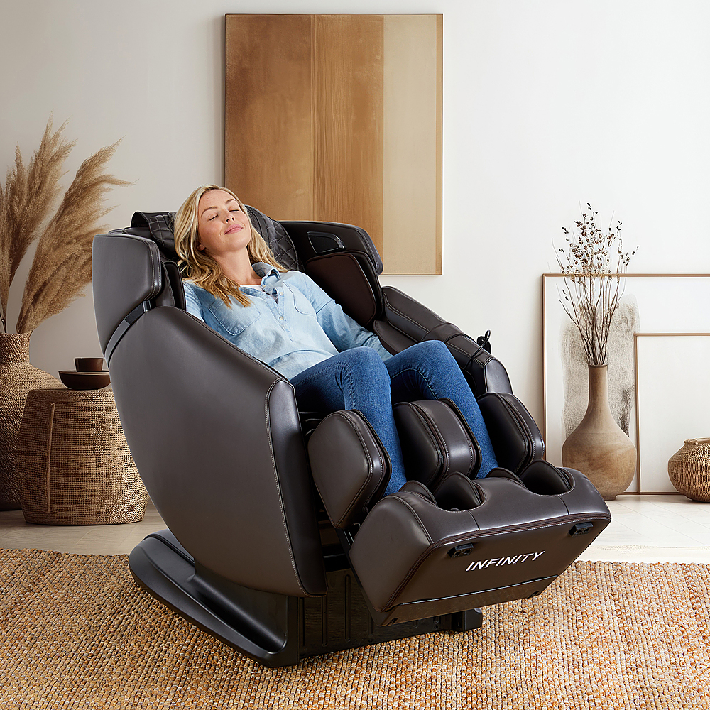 Infinity Riage 4D Massage Chair Dove Brown 197014511 Best Buy