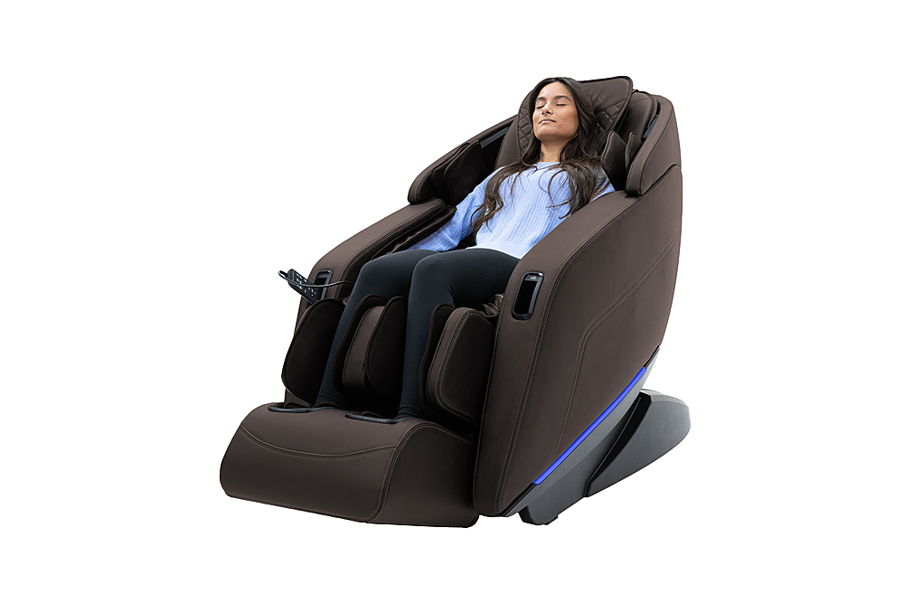 Sharper image reclining online massage chair