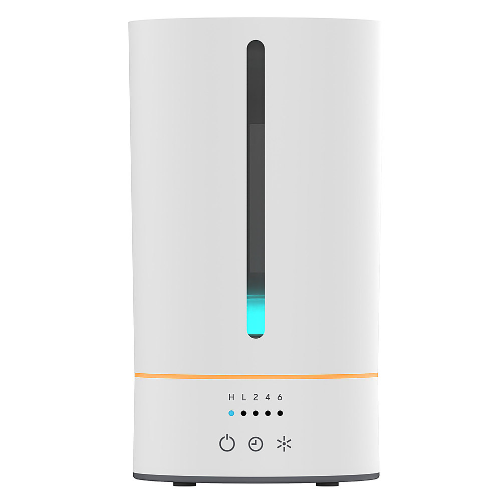 Angle View: Sharper Image - Mist 8 0.65 Gal. Ultrasonic Humidifier - Ice White