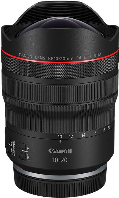 Canon RF10 20mm F4 L IS STM Ultra Wide Angle Lens for EOS R Series Canon RF10 20mm F4 L IS STM Ultra Wide Angle Lens for EOS R Series