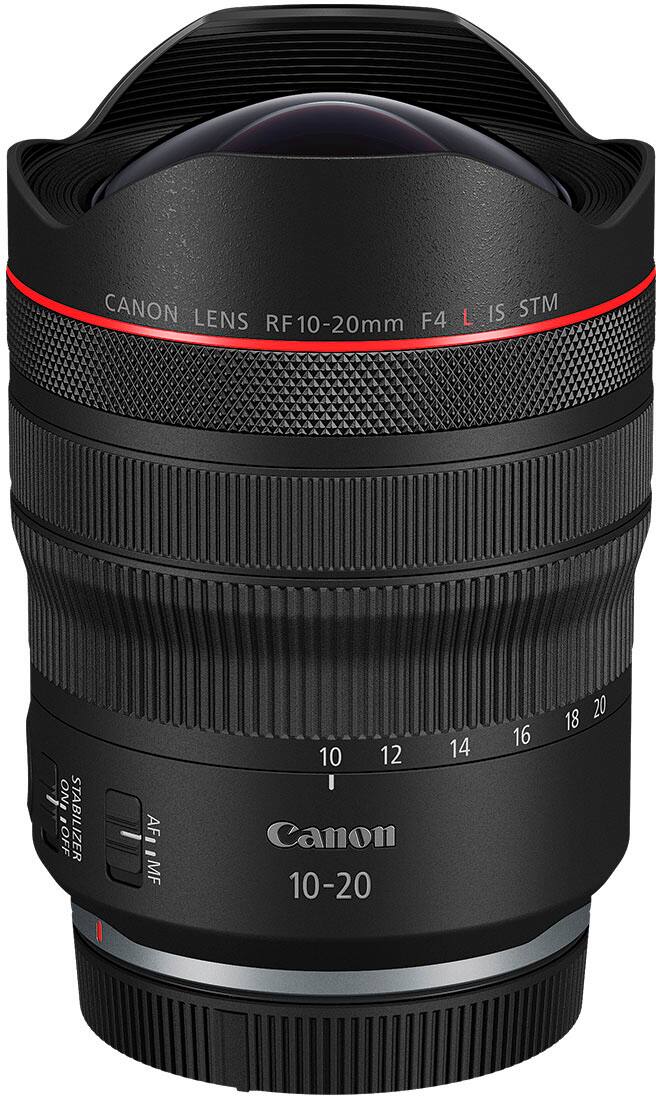 Back. Canon - RF10-20mm F4 L IS STM Ultra-Wide-Angle Lens for EOS R-Series Cameras - Black.