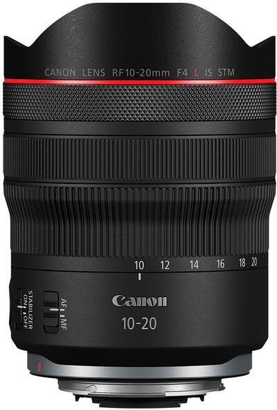 Canon RF10 20mm F4 L IS STM Ultra Wide Angle Lens for EOS R Series Canon RF10 20mm F4 L IS STM Ultra Wide Angle Lens for EOS R Series