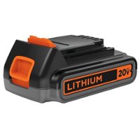 Black+Decker - MAX 20V Rechargeable 1.5Ah Lithium Ion Battery - Front_Zoom