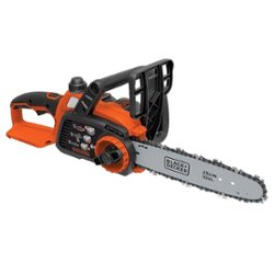 Black+Decker - Black+Decker MAX 20V 10-Inch Cordless Chainsaw with (1 x 20V Battery and 1 x Charger) - Orange, Black - Front_Zoom