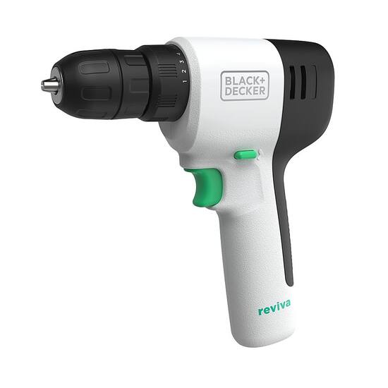 Black+Decker Black+Decker reviva MAX 12V Cordless Drill and Double-Ended  Screwdriver Bit (1 x 12V Battery and 1 x Charger) White REVCDD12C - Best Buy