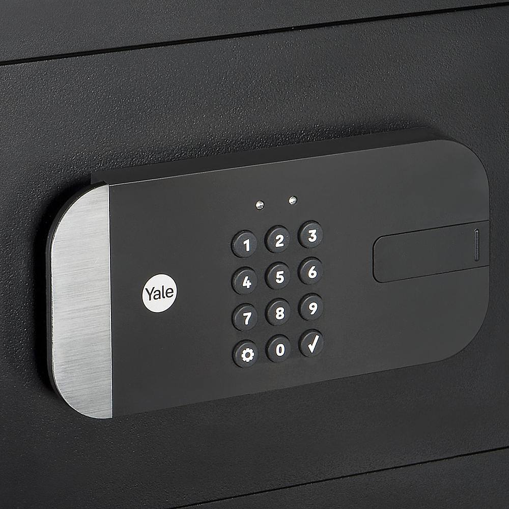 Alt View 12. Yale - Smart Safe with Bluetooth - Keypad Access - Black.