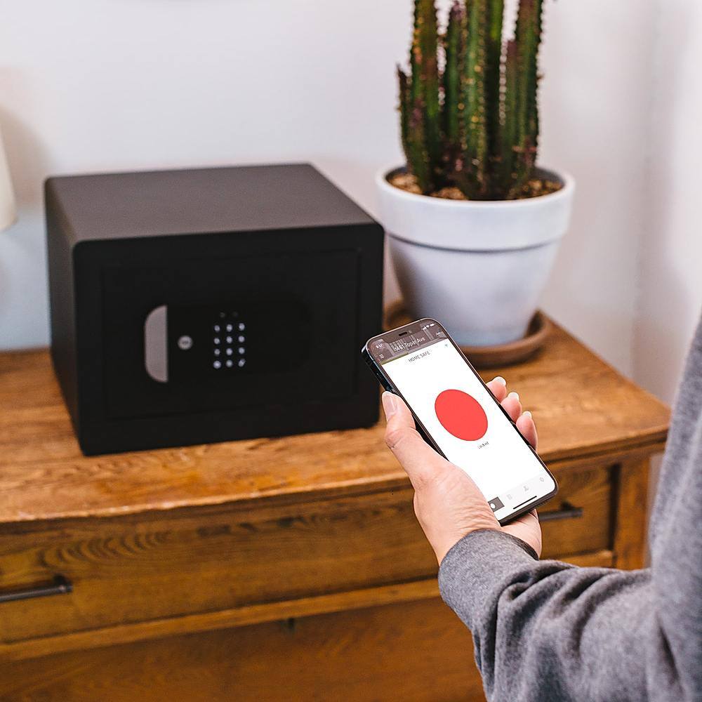 Alt View 17. Yale - Smart Safe with Bluetooth - Keypad Access - Black.