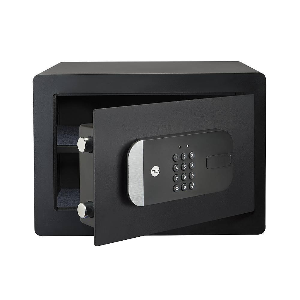 Angle. Yale - Smart Safe with Wi-Fi - Keypad Access - Black.