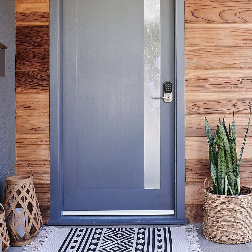 Alt View 11. Yale - Assure Lock - Electronic Lever Lock with Keypad | Key Access - Satin Nickel.