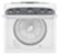 Alt View Zoom 13. Whirlpool - 3.8 Cu. Ft. High Efficiency Top Load Washer with 2 in 1 Removable Agitator - White.