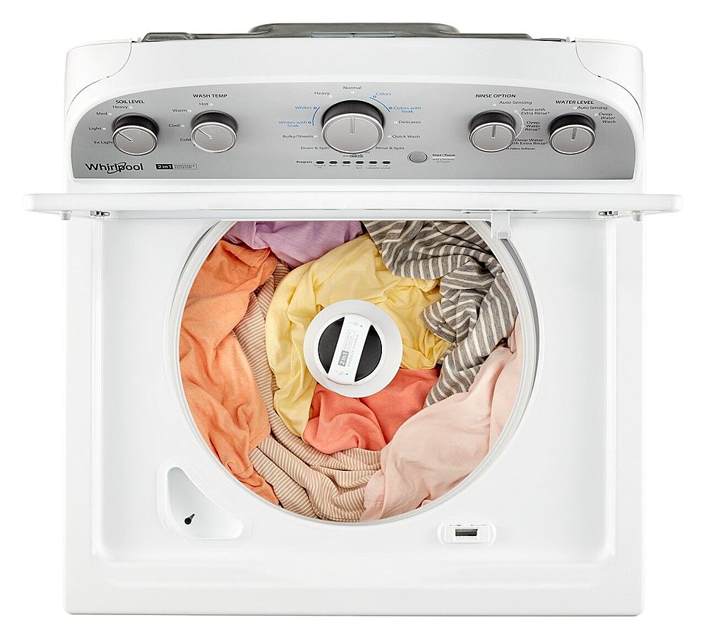 Whirlpool 3.8 Cu. ft. Top Load Washer with Soaking Cycles, 12 Cycles (White)