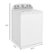 Alt View Zoom 1. Whirlpool - 3.8 Cu. Ft. High Efficiency Top Load Washer with 2 in 1 Removable Agitator - White.
