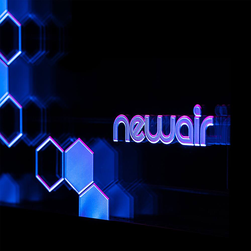 Alt View 19. NewAir - Spectrum 85-Can Freestanding Beverage Cooler with HexaColor Pattern - Black.