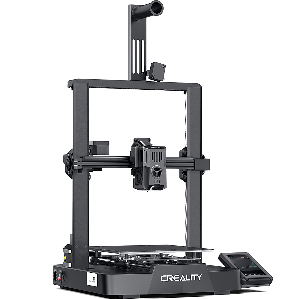 Angle View: Creality - Ender-3 V3 KE 3D Printer - Black