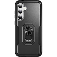 SaharaCase - Military Kickstand Series Case for Samsung Galaxy S23 FE - Black - Front_Zoom