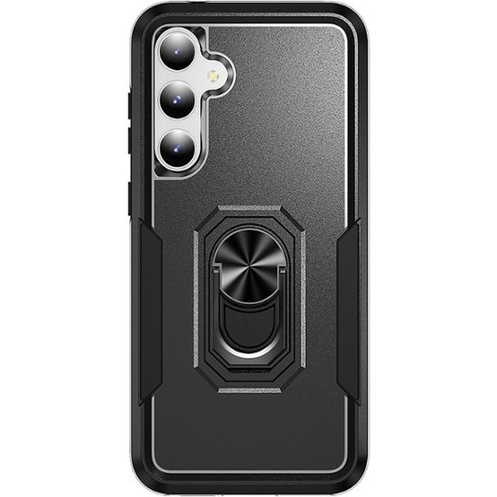 Front Zoom. SaharaCase - Military Kickstand Series Case for Samsung Galaxy S23 FE - Black.