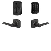 Yale - Assure Lock 2 - Smart Lock Keyless Wi-Fi Deadbolt with Touchscreen Keypad Access - Valdosta Handle - Black Suede - Front_Zoom