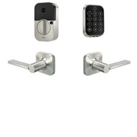 Yale - Assure Lock 2 - Smart Lock Keyless Wi-Fi Deadbolt with Touchscreen Keypad Access - Valdosta Handle - Satin Nickel - Front_Zoom