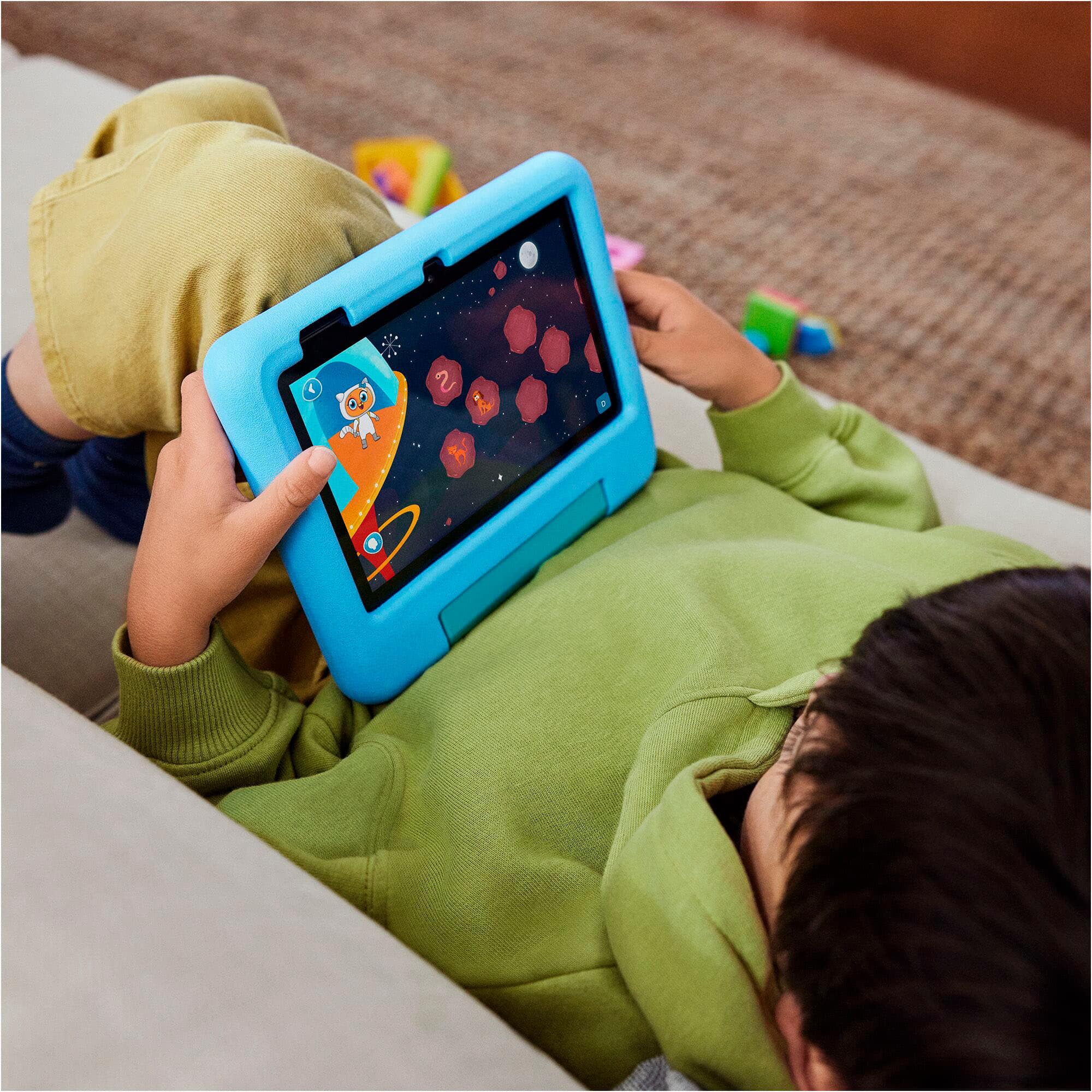 Alt View 12. Amazon - Fire 7 Kids - 7" Tablet (2023) 16GB with Amazon Kids+ (6 Month Subscription) - Purple.