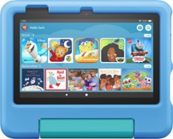 Fire 7 Kids - 7" Tablet (2023) 16GB with Amazon Kids+ (6 Month Subscription) - Blue - Front_Zoom
