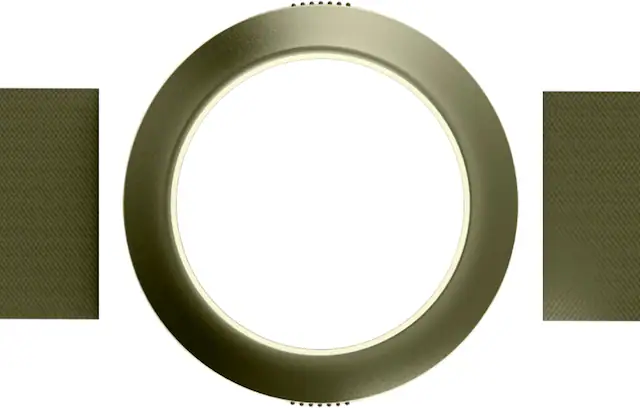 Front. Woojer - Ring & Belt Style-Set for Strap 3 - Sage Green.