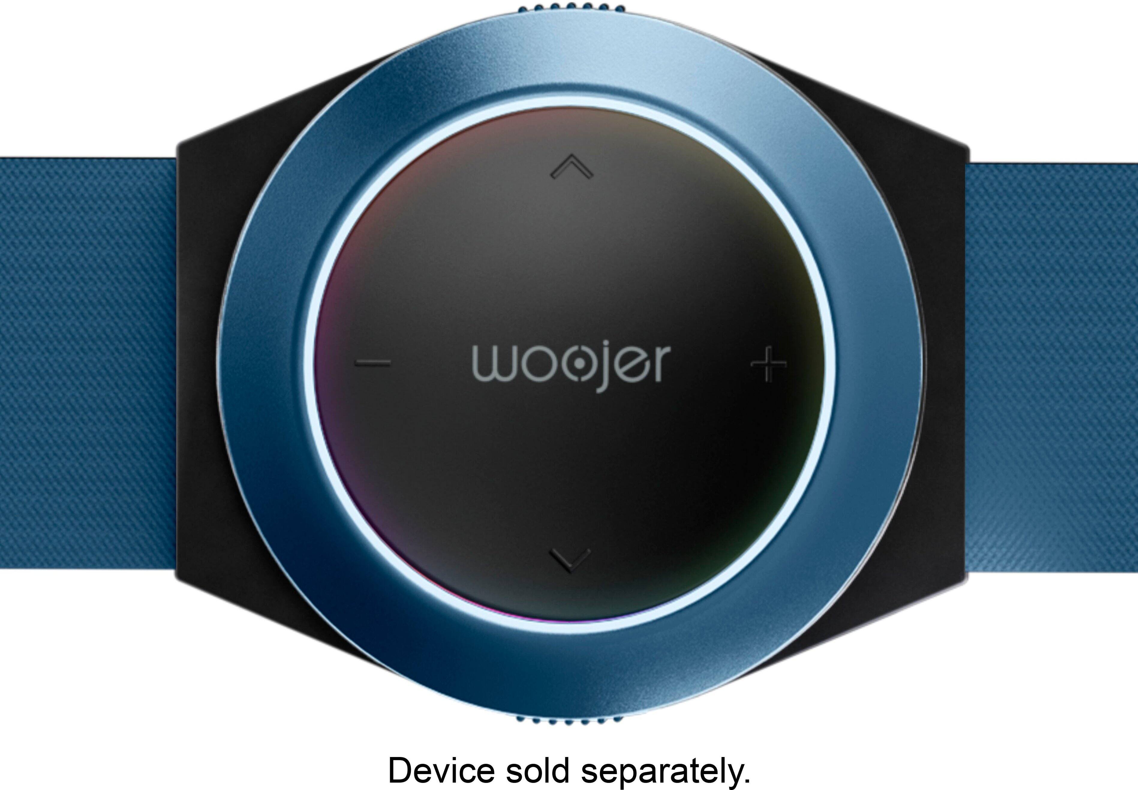 Angle. Woojer - Ring & Belt Style-Set for Strap 3 - Arctic Blue.