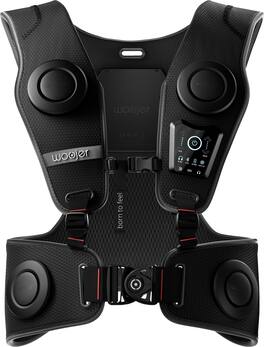 Woojer - Haptic Vest 3 for Games, Music, Movies, VR and Wellness - Black