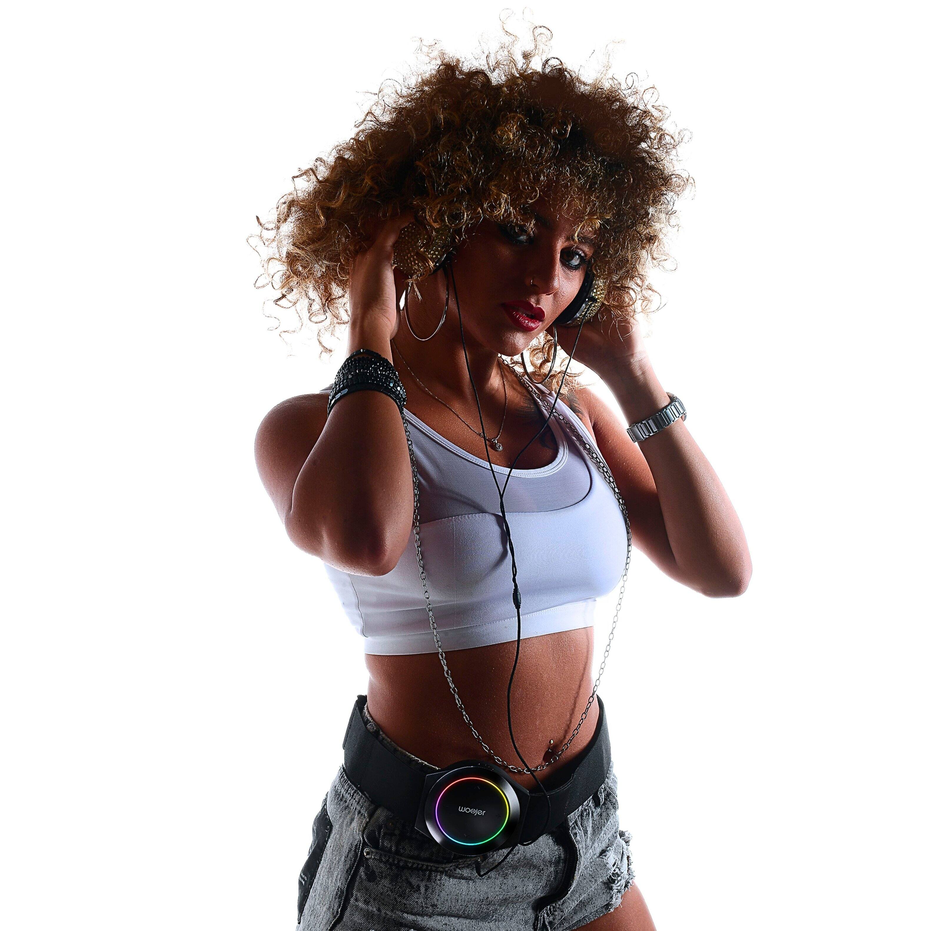 Alt View 12. Woojer - Haptic Strap 3 for Games, Music, Movies, VR and Wellness - White.