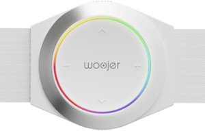 Woojer - Haptic Strap 3 for Games, Music, Movies, VR and Wellness - White - Front_Zoom