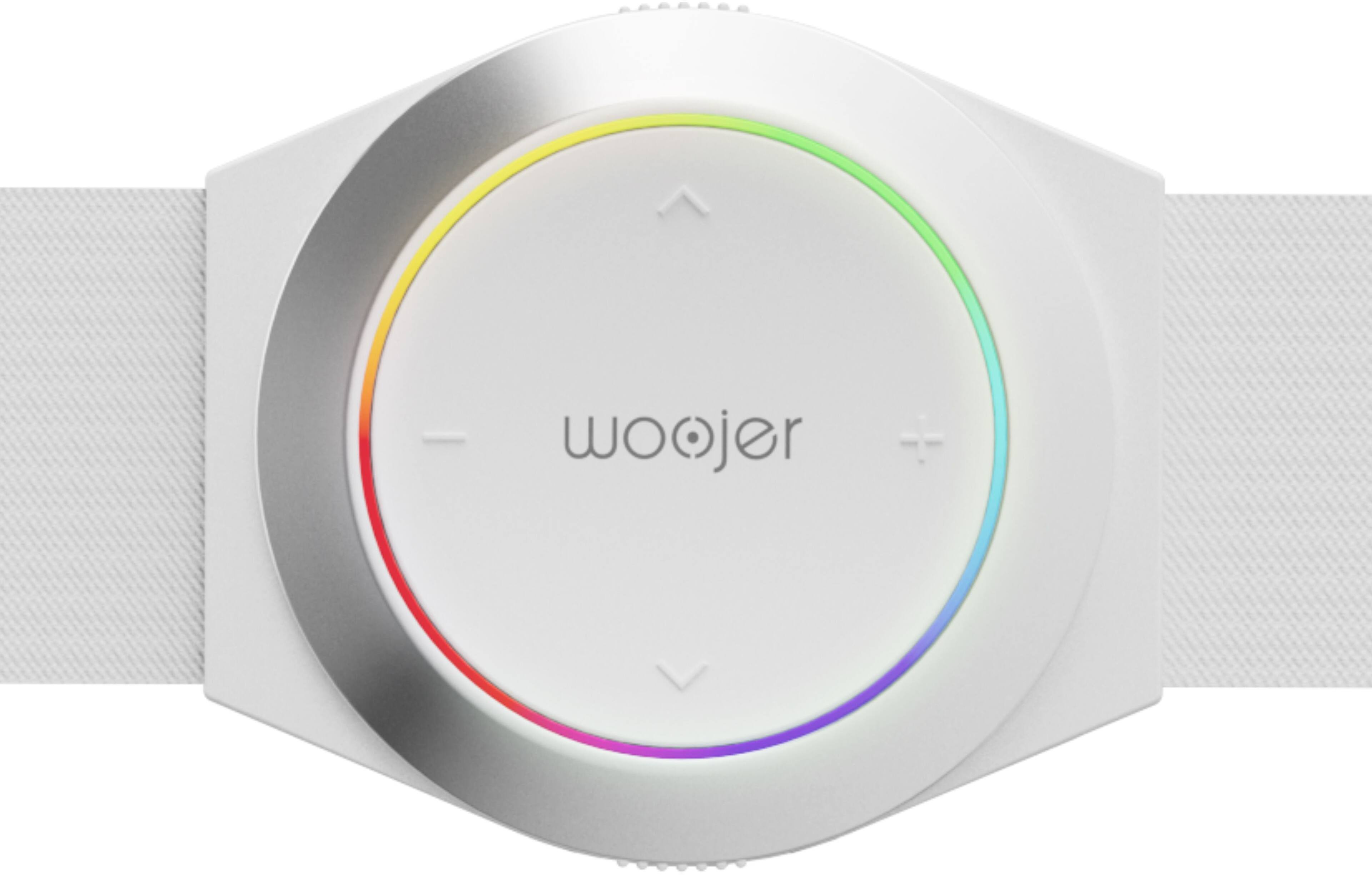 Front. Woojer - Haptic Strap 3 for Games, Music, Movies, VR and Wellness - White.